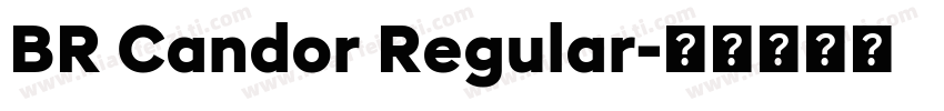 BR Candor Regular字体转换